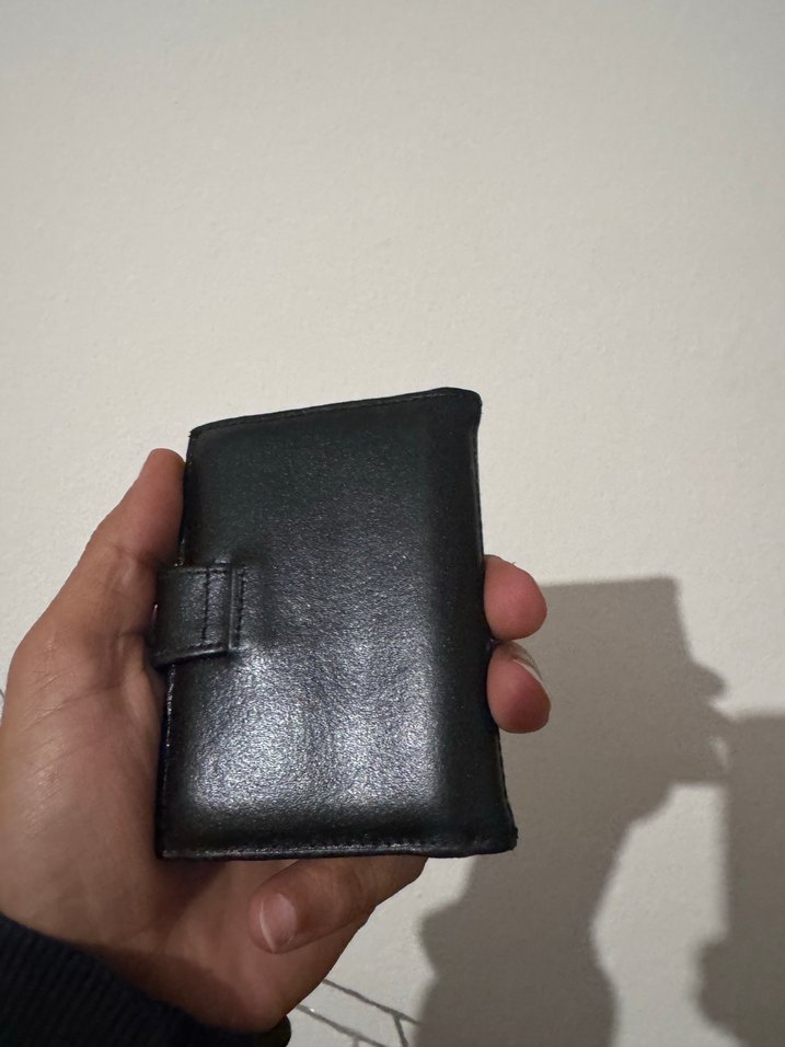 Siyah Minimalist Erkek Cüzdanı - Görsel 2