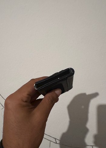 Siyah Erkek Cüzdanı Minimal Baskılı ASANSÖRLÜ - Görsel 4