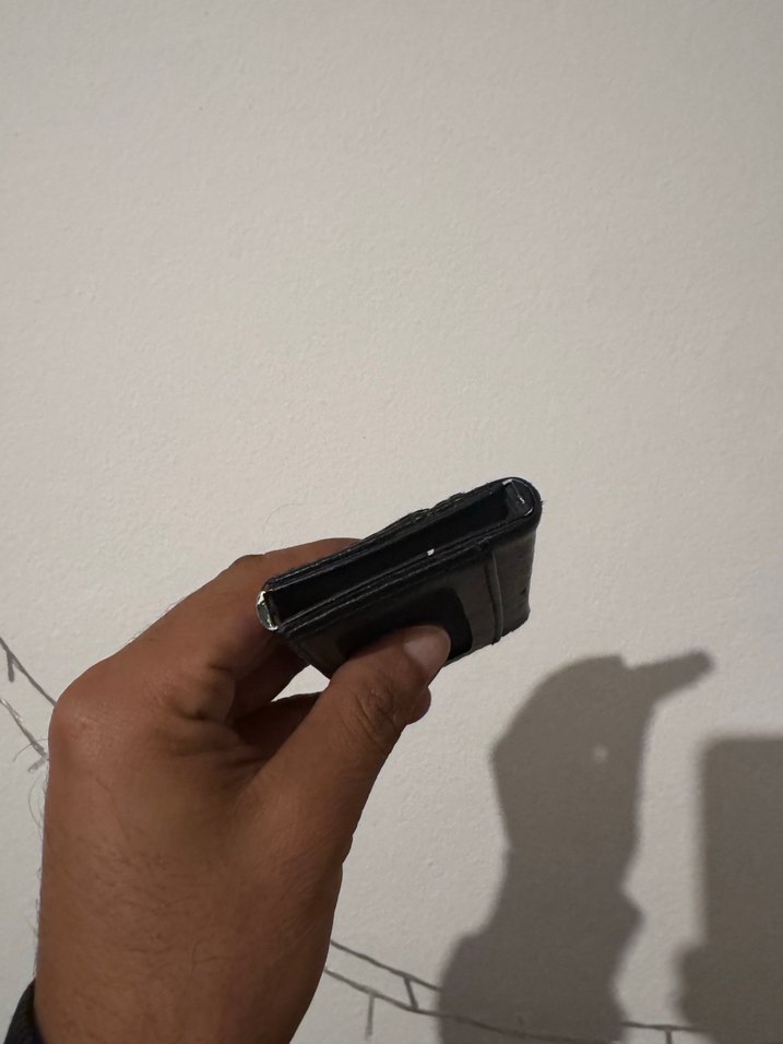 Siyah Erkek Cüzdanı Minimal Baskılı ASANSÖRLÜ - Görsel 4