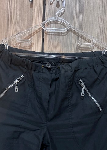 Siyah Fermuarlı Erkek Mini Şort - Görsel 2