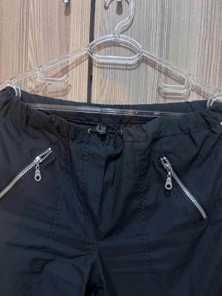 Siyah Fermuarlı Erkek Mini Şort - Görsel 2