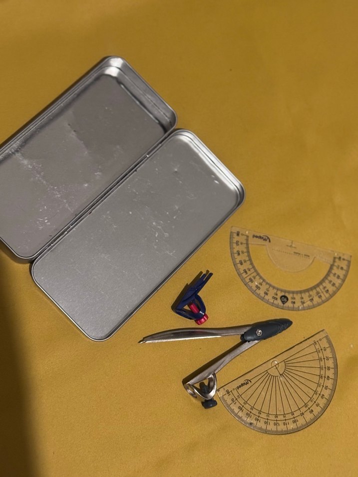 Metal Kutulu Okul Geometri Seti - Görsel 3