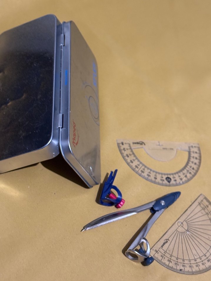 Metal Kutulu Okul Geometri Seti - Görsel 4