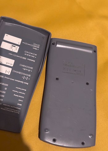 Casio Hesap Makinesi Siyah Sarı Kapaklı - Görsel 3