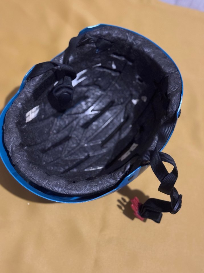 Mavi Biker bisiklet Kaskı Velcro - Görsel 5