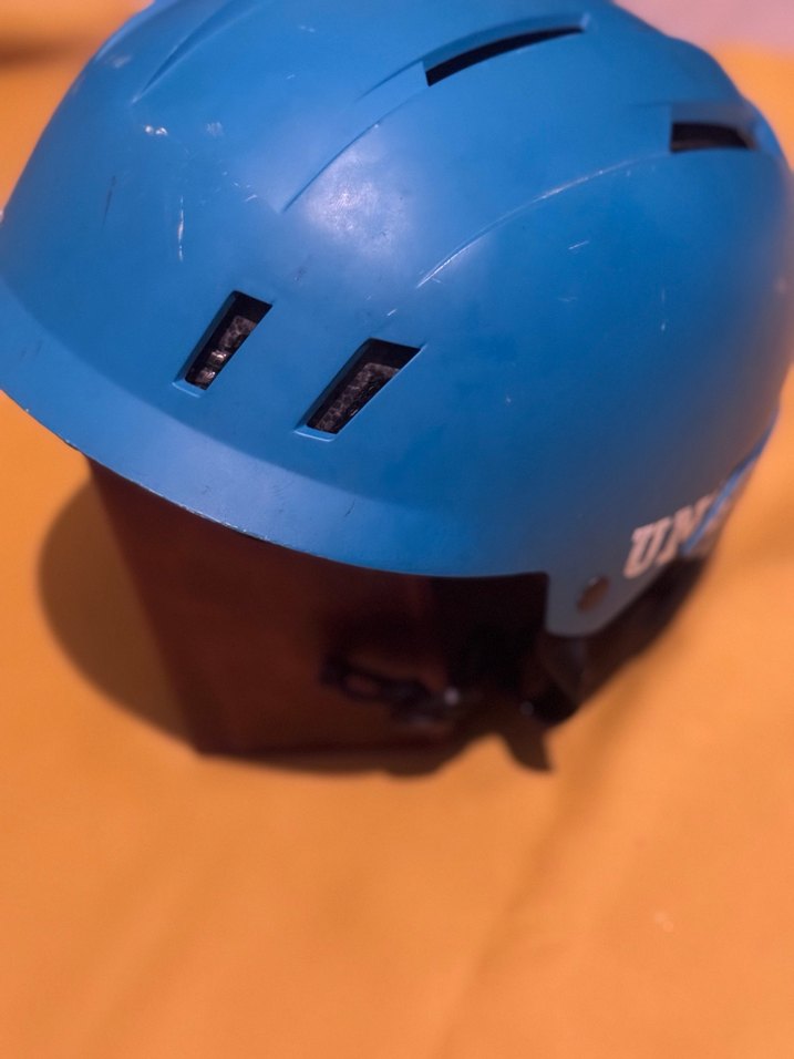 Mavi Biker bisiklet Kaskı Velcro - Görsel 4