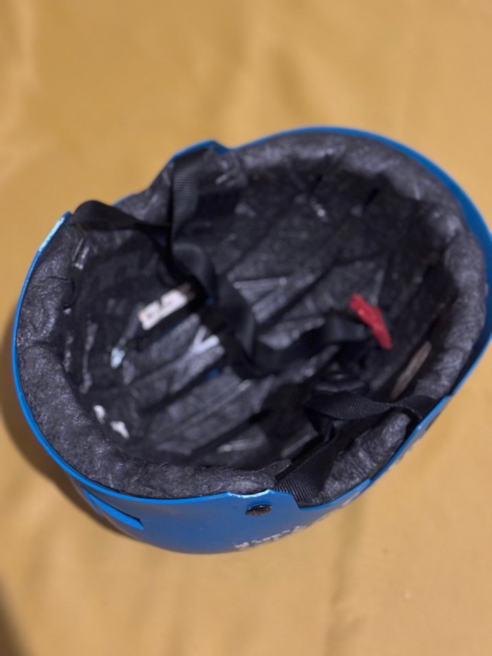 Mavi Biker bisiklet Kaskı Velcro - Görsel 2