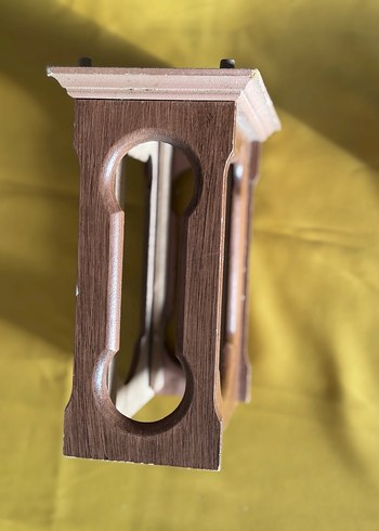 Bej Ahşap Çerçeve abajur girişli - Görsel 3