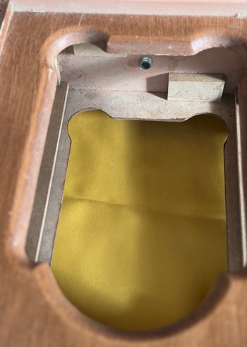 Bej Ahşap Çerçeve abajur girişli - Görsel 2