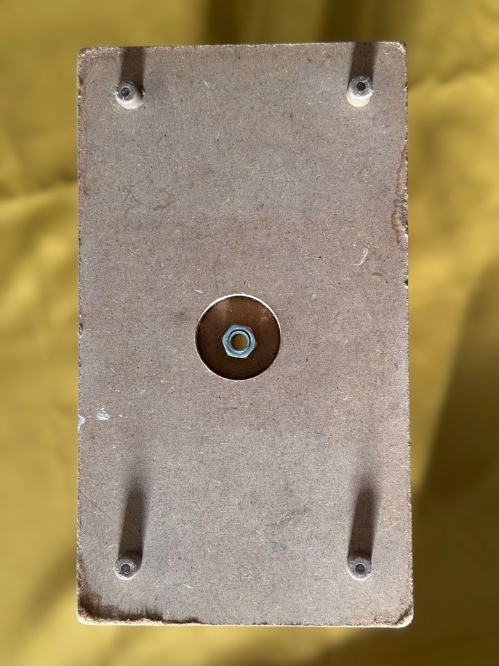 Bej Ahşap Çerçeve abajur girişli - Görsel 4