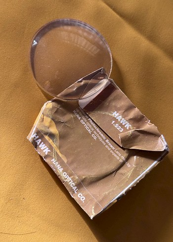 3 adet Bej Optik Lens ve Kutusu - Görsel 3