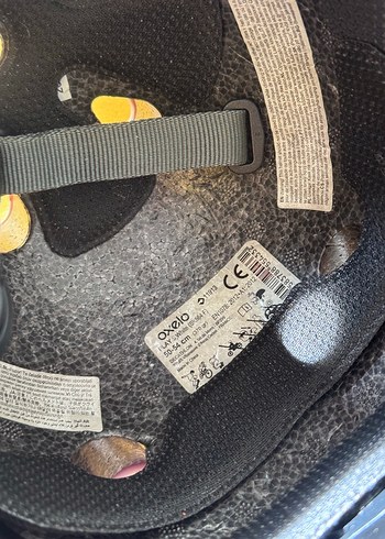 Decatlon Kırmızı Biker bisiklet 54cm Kaskı Velcro Bantlı - Görsel 3