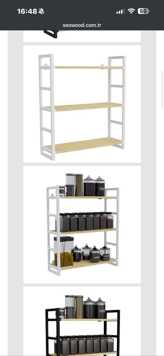 Segwood Stick Wood KİTAPLIK AYAKKABILIK RAF - Görsel 4