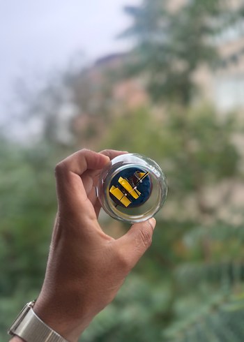Mudo Concept Cam Kavanoz İçinde Sarı Yelkenli Minyatür Gemici Figürü