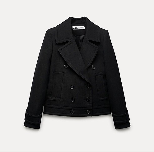 Zara zw collection yünlü kaban