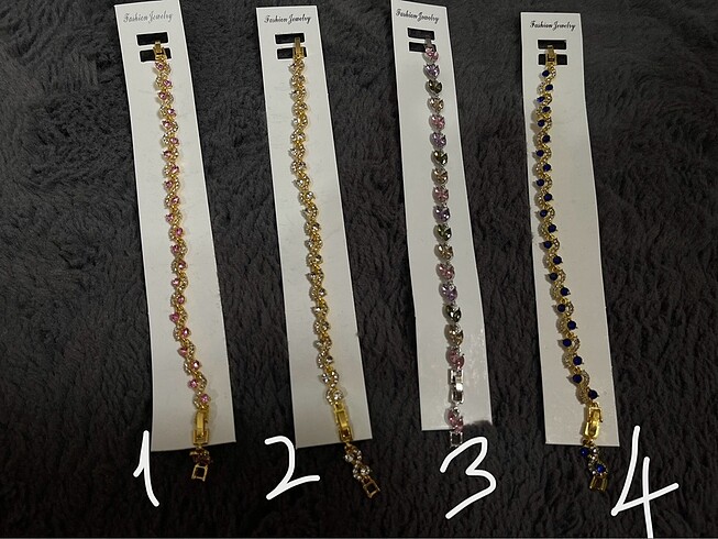 Swarovski gema muadili taşlı bileklik