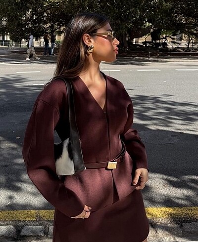 xs Beden Zara özel vücuda bele oturan triko hırka