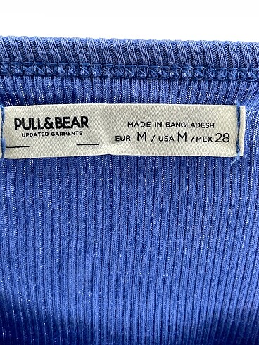 m Beden mavi Renk Pull and Bear Bluz %70 İndirimli.