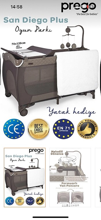 Prego park yatak