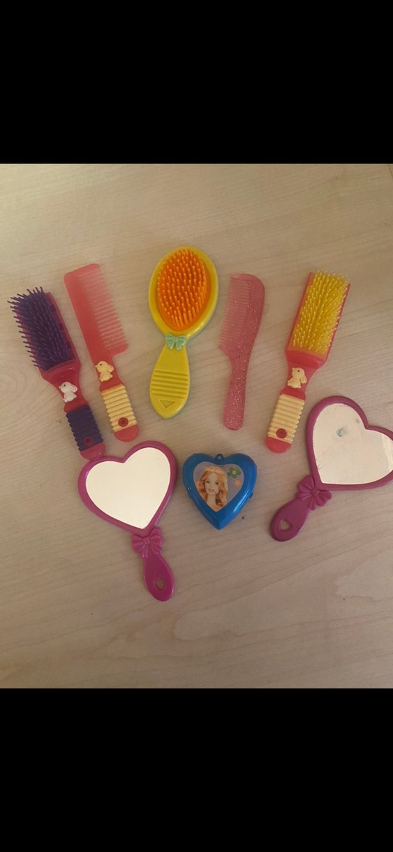 Oyuncak  Saç Fırçası ve Tarak Seti - Görsel 3