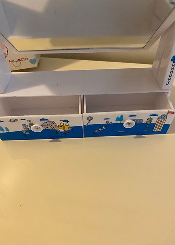 Mavi Çocuk Rafı ve Aynası - Görsel 2