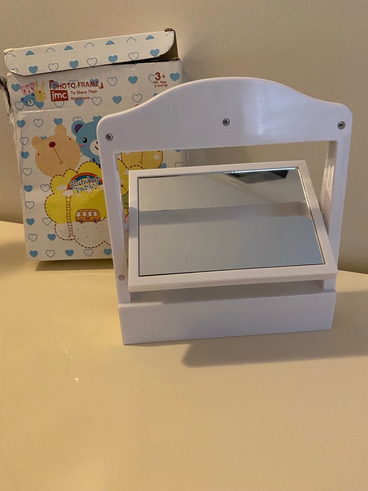 Mavi Çocuk Rafı ve Aynası - Görsel 4