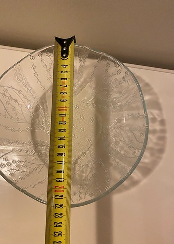 Şeffaf Desenli Cam Kase - Görsel 4