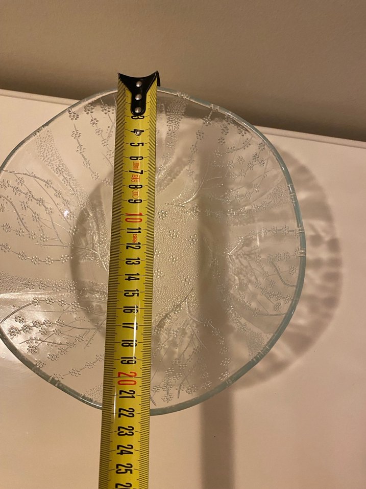 Şeffaf Desenli Cam Kase - Görsel 4