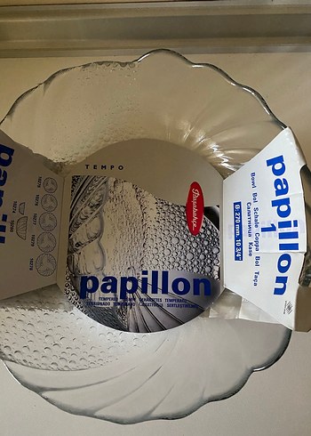 Desenli Gri Cam Kase - Görsel 2