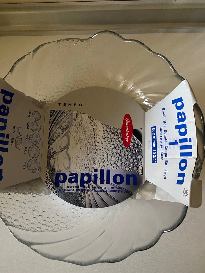 Desenli Gri Cam Kase - Görsel 2