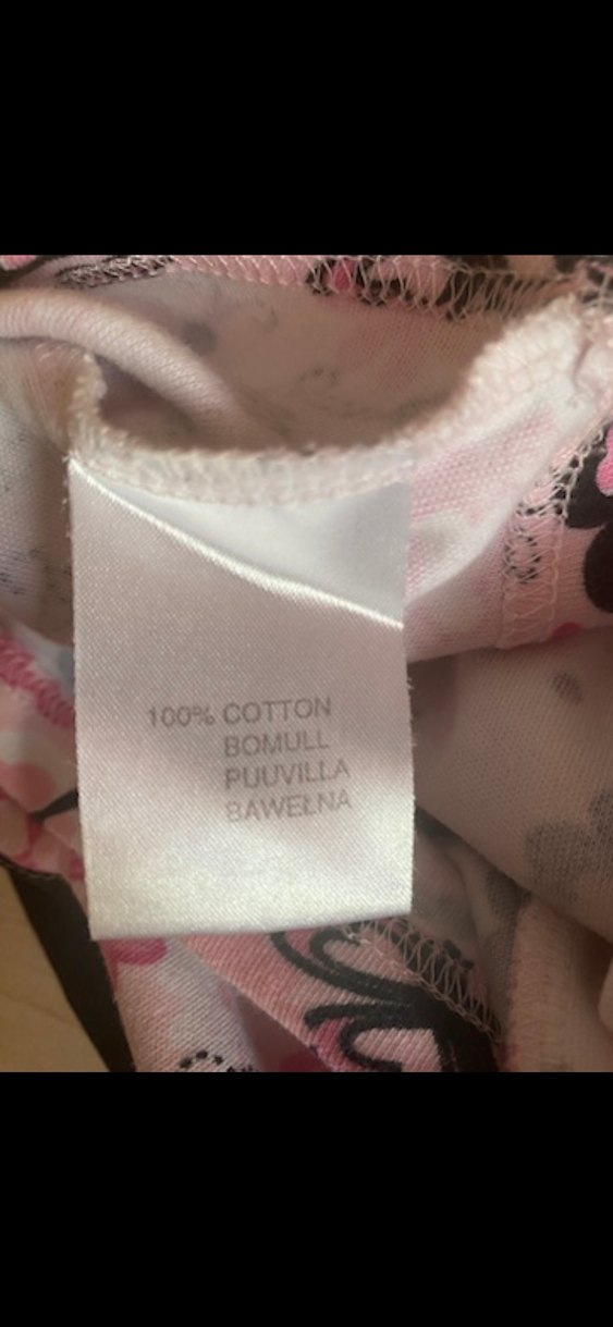 Pembe Çiçek Desenli Kız Tişörtü Dantel Detaylı - Görsel 4