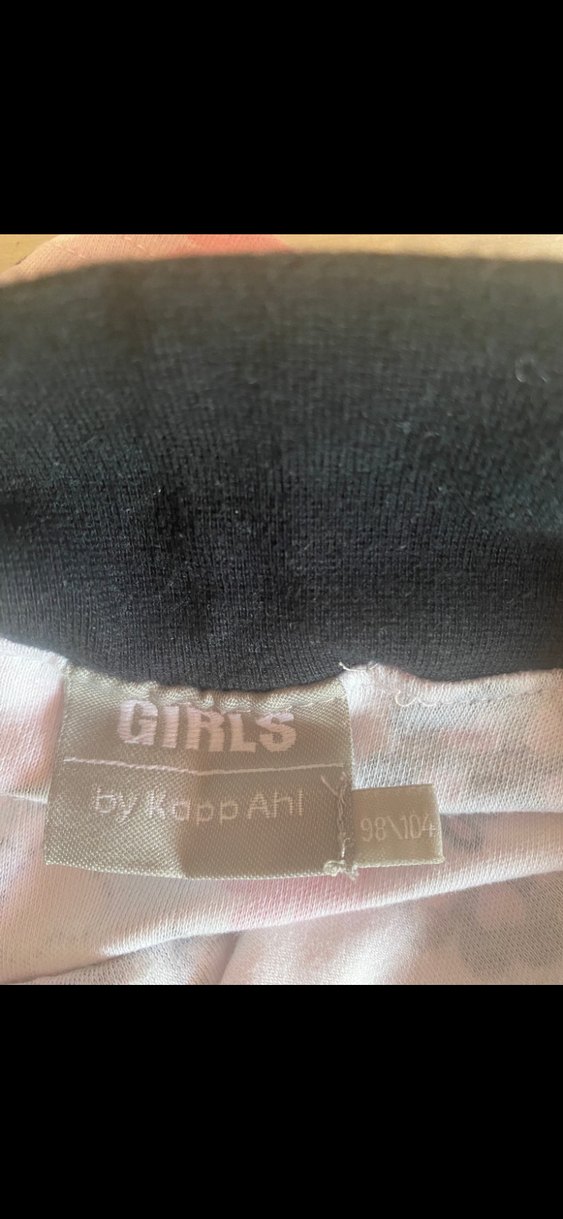 Pembe Çiçek Desenli Kız Tişörtü Dantel Detaylı - Görsel 5