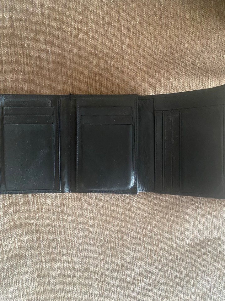 Siyah Vintage Erkek Cüzdanı - Görsel 3