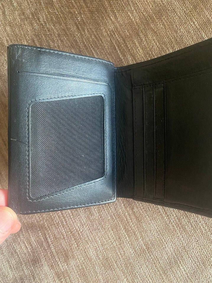 Siyah Vintage Erkek Cüzdanı - Görsel 2