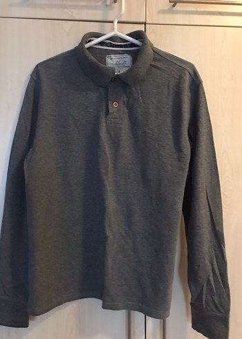 Erkek Gri Uzun Kollu  Mudo sweatshirt  Tişört - Görsel 4