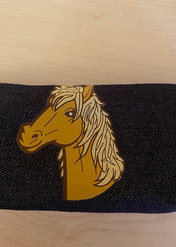 Mavi Fermuarlı kalem çantası - Görsel 5