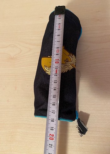 Mavi Fermuarlı kalem çantası - Görsel 6