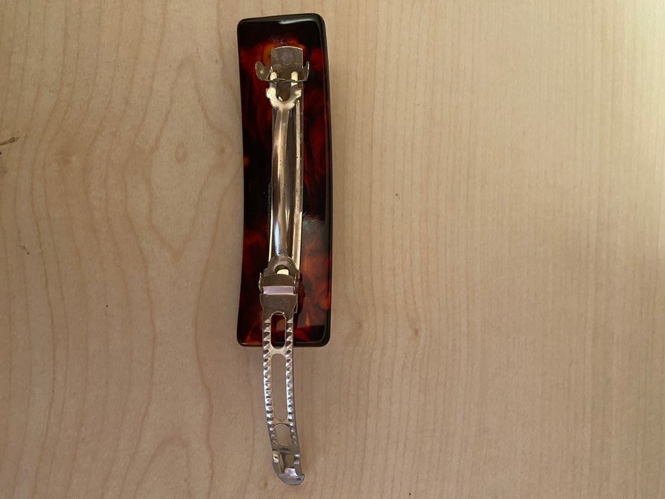 Bej Tokalı Vintage Kadın Saç Tokası - Görsel 3