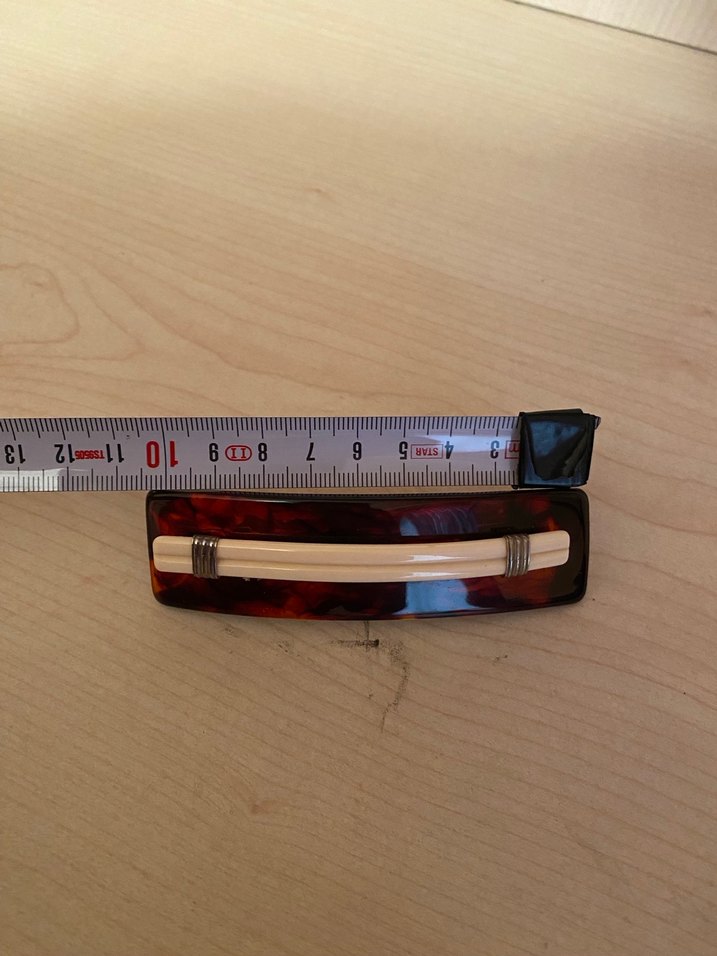 Bej Tokalı Vintage Kadın Saç Tokası - Görsel 4