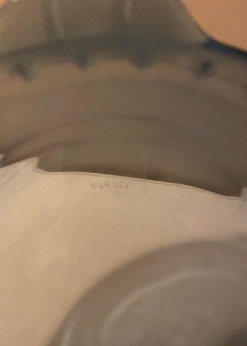 Mavi Yuvarlak  Cam Tabak - Görsel 4