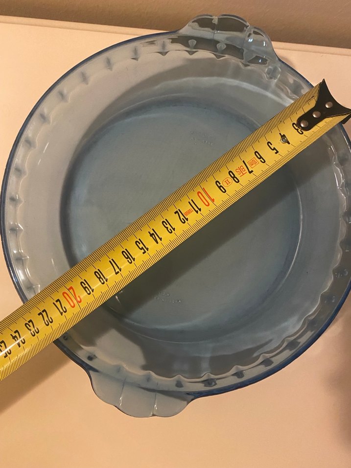 Mavi Yuvarlak  Cam Tabak - Görsel 5