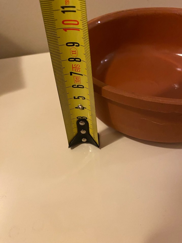 Kahverengi Seramik Kase - Görsel 5