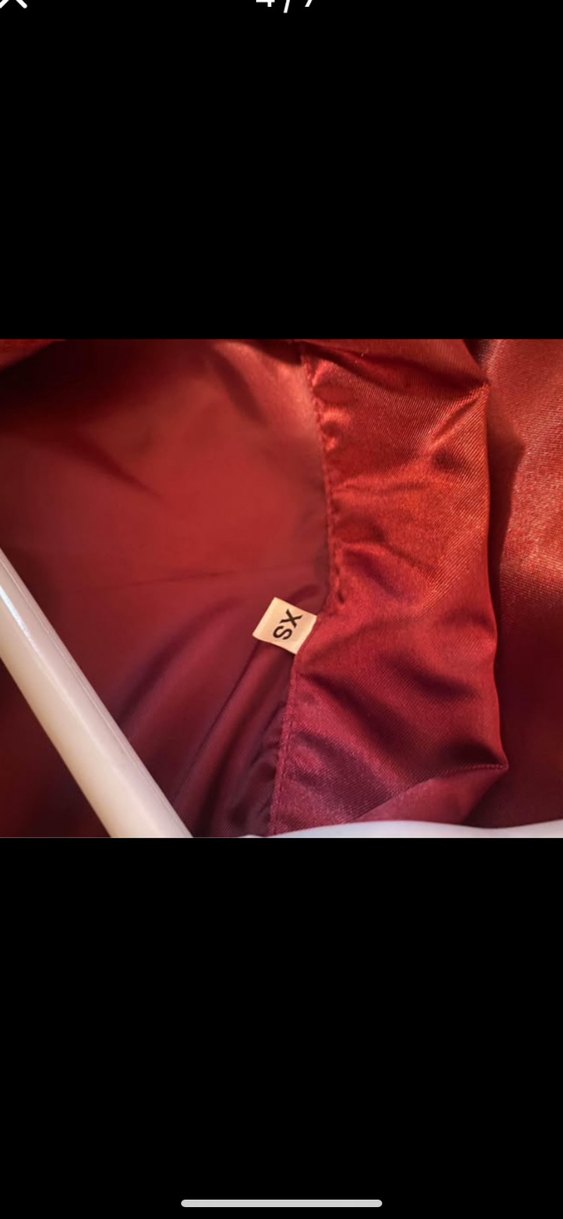 Bordo Drapeli Kadın Mezuniyet Elbisesi - Görsel 4