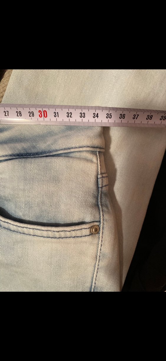 Açık Mavi  Koton Yırtık Skinny Jean — görsel 7/8