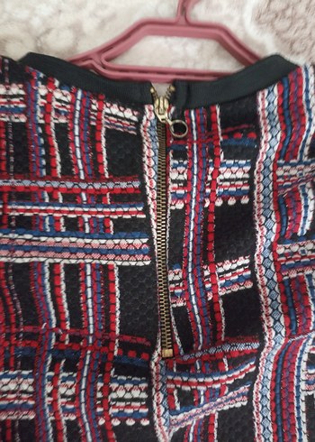 Dorothy Perkins Çok Renkli Bohem V Yaka Kadın Kalem Elbise