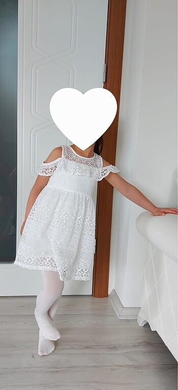 Elbise,5-6 yaş 110 cm,temiz,sorunsuz
