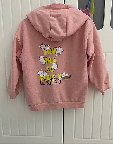 Sweatshirt fermuarlı,kapişonlu 5/6yaş