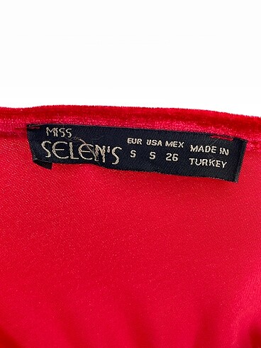 s Beden kırmızı Renk Diğer Kısa Elbise %70 İndirimli.