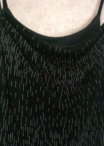 Siyah Drapeli Uzun Abiye Elbise - Görsel 3