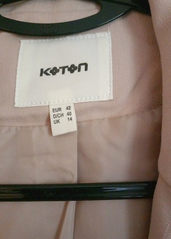 Bej Kadın Düğmeli Blazer Ceket - Görsel 2